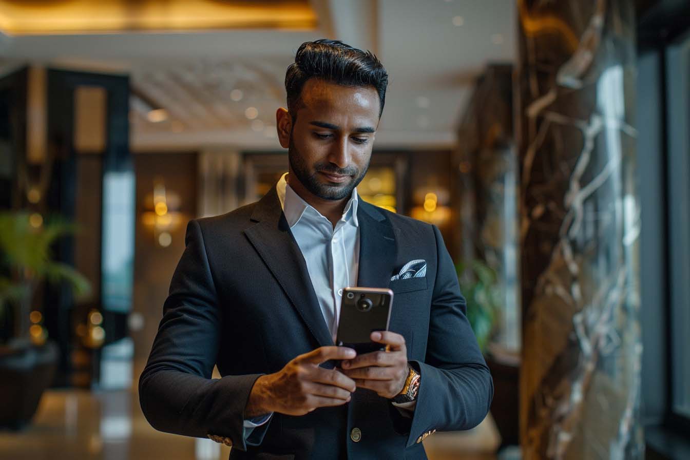 Mobile swiping interface